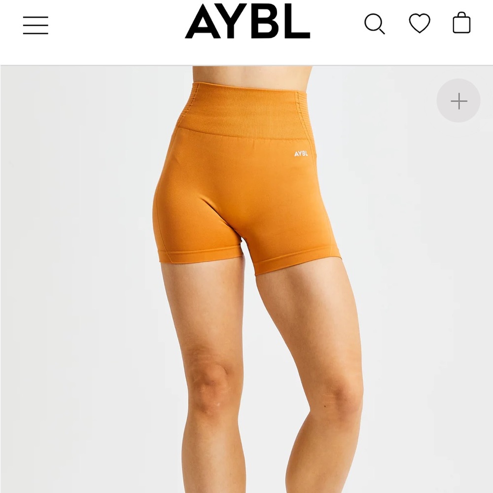 AYBL Balance V2 Seamless Shorts - Spiced Orange